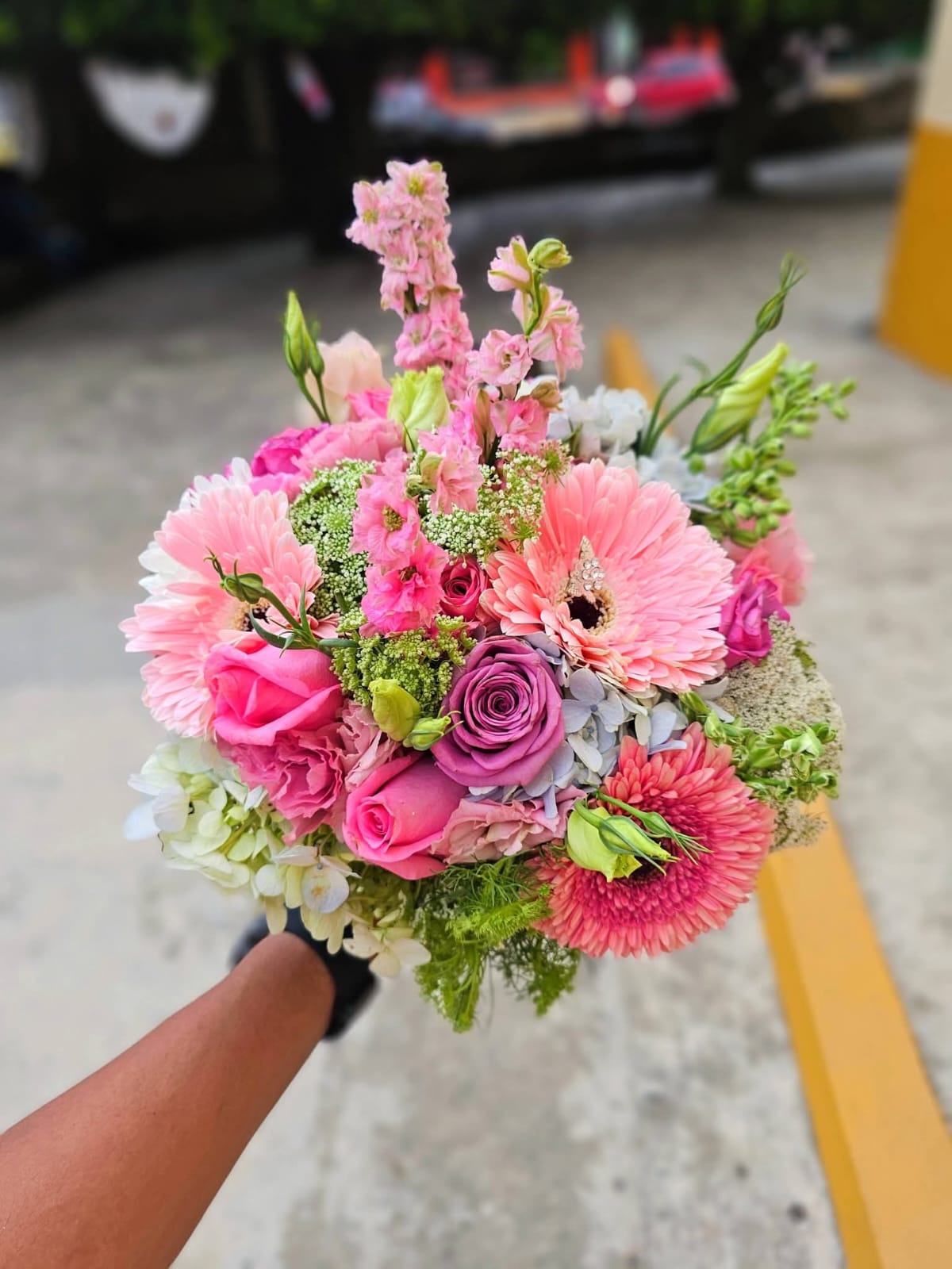 Ramo para quinceañera rosa